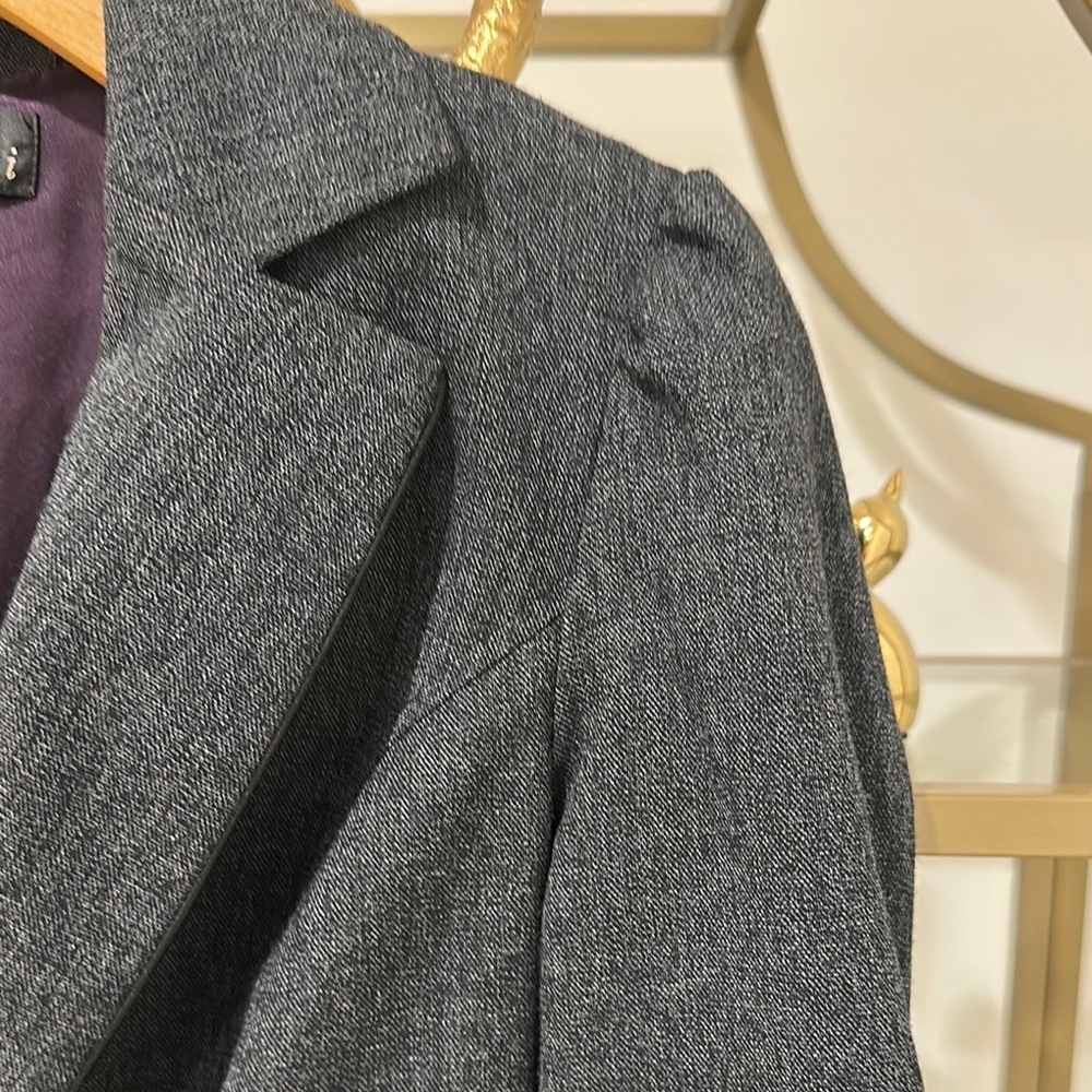 Black Satin sleeve blazer - Picture 5 of 8